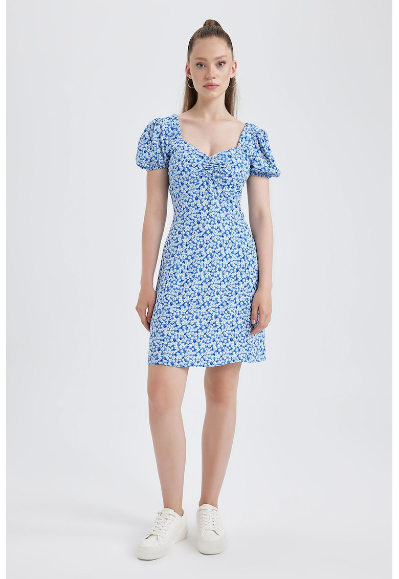 Rochie mini cu imprimeu floral