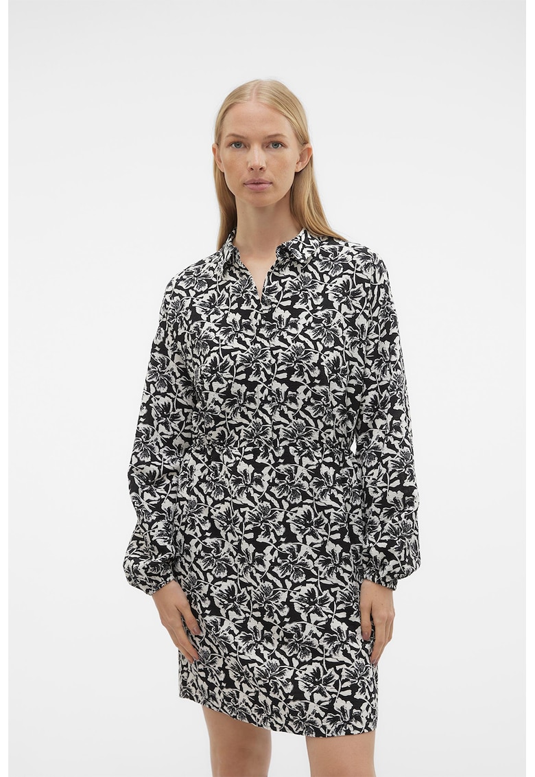 Rochie mini cu imprimeu floral