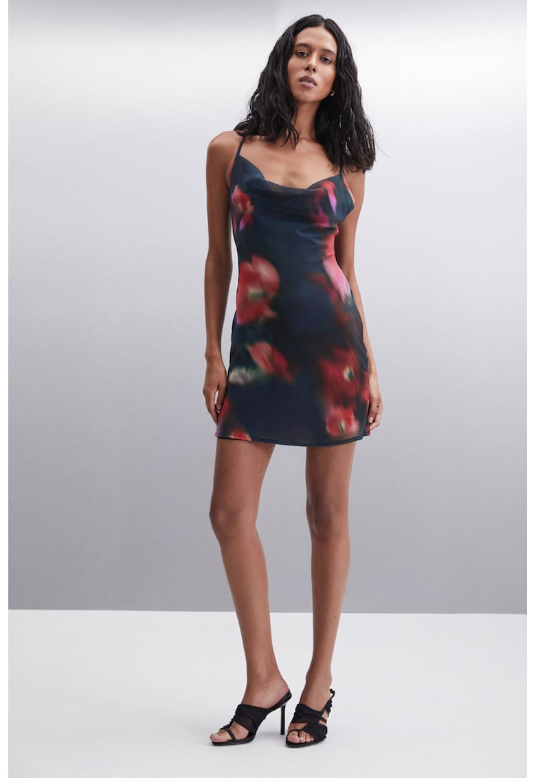 Rochie mini cu model floral