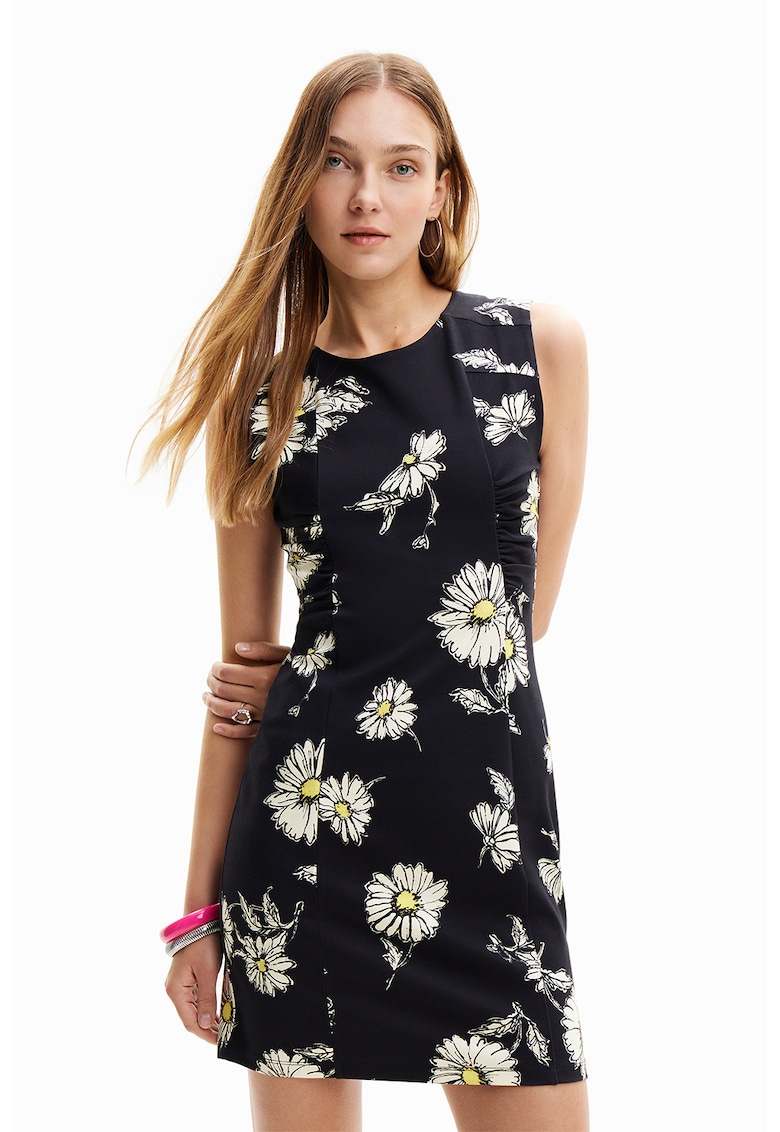 Rochie mini cu model floral