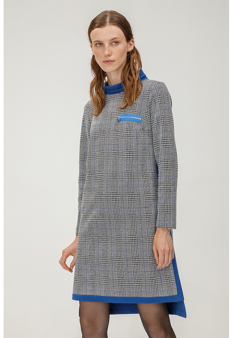 Rochie mini cu model in carouri