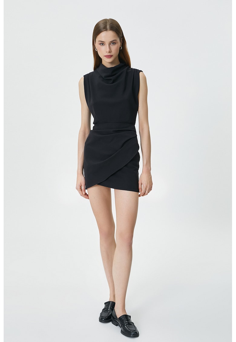 Rochie mini cu pliuri