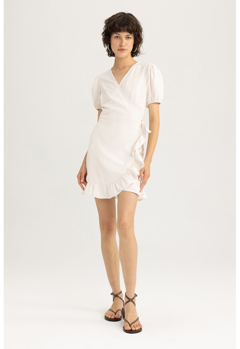 Rochie mini cu volane