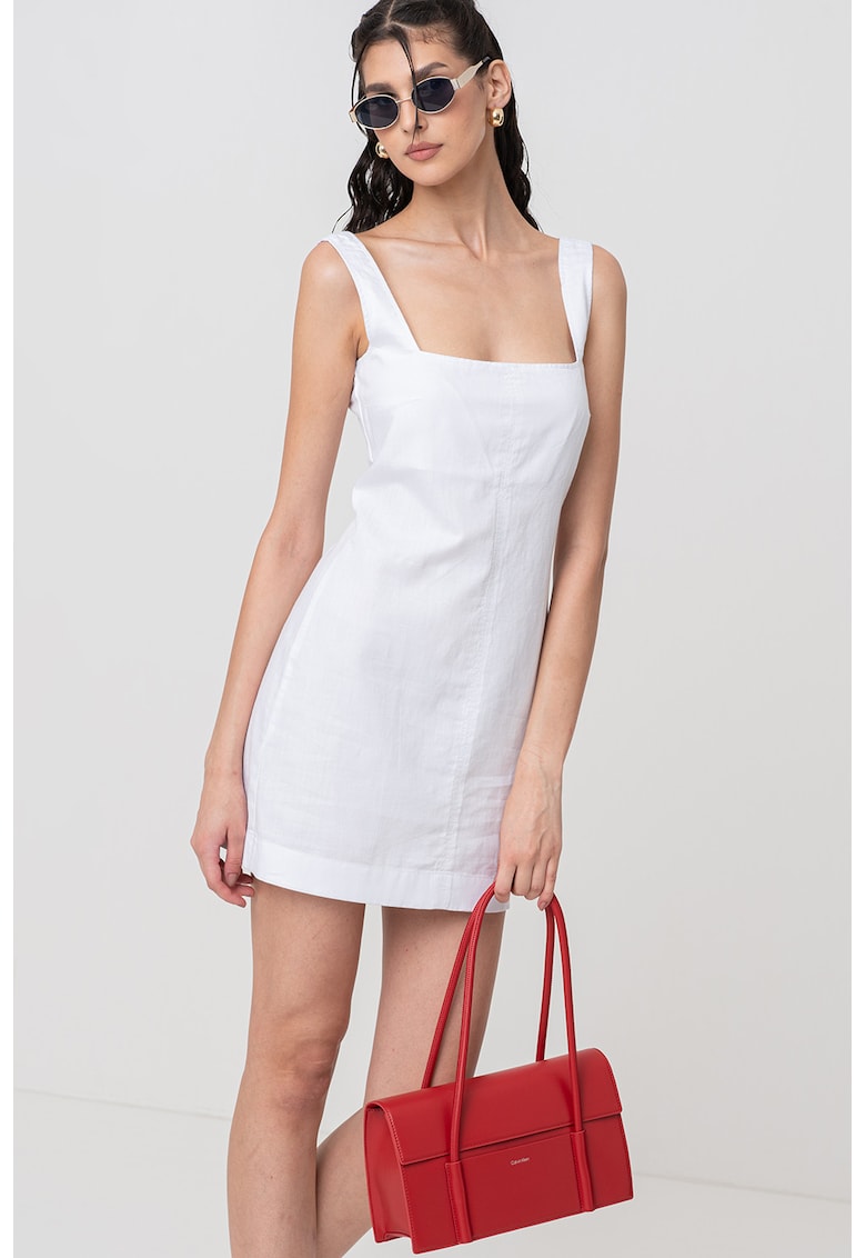 Rochie mini de buumbac si in