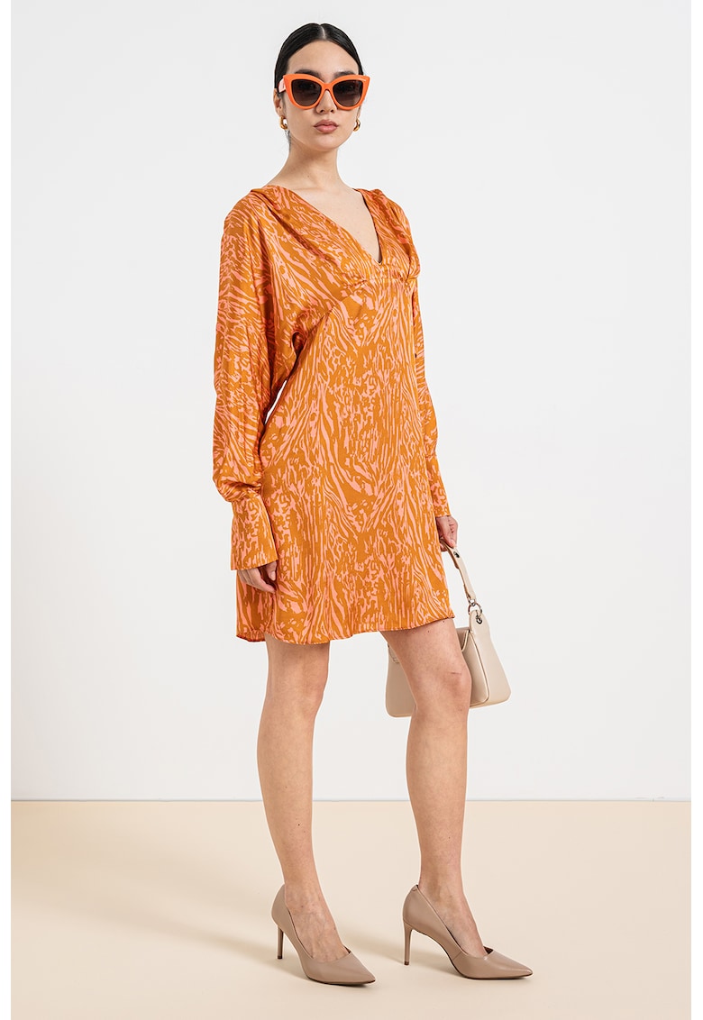 Rochie mini de satin