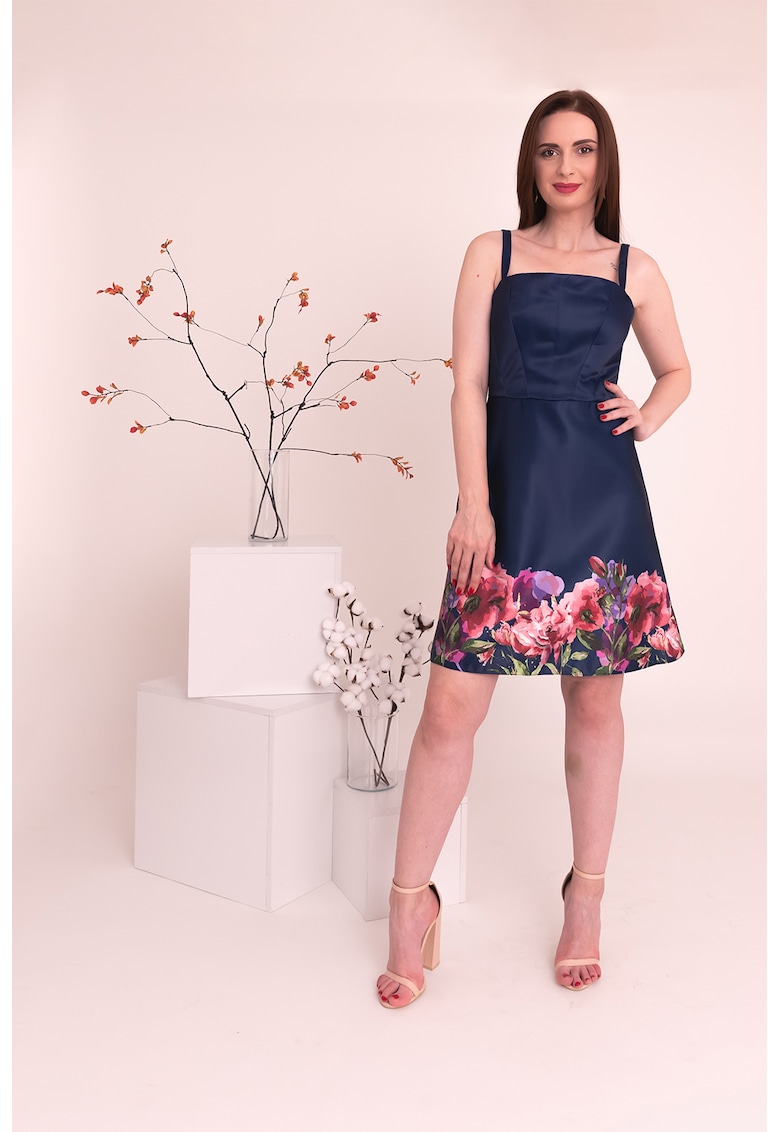 Rochie mini de satin Ema