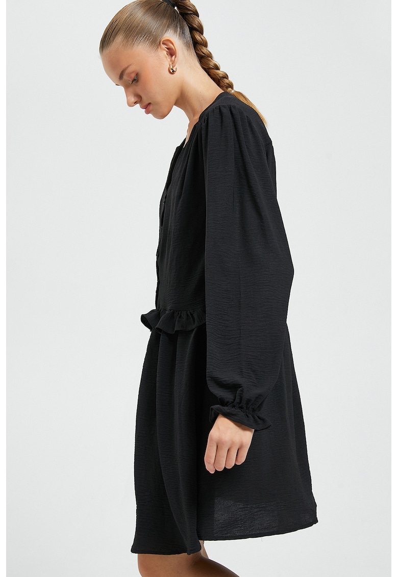 Rochie mini lejera cu volane