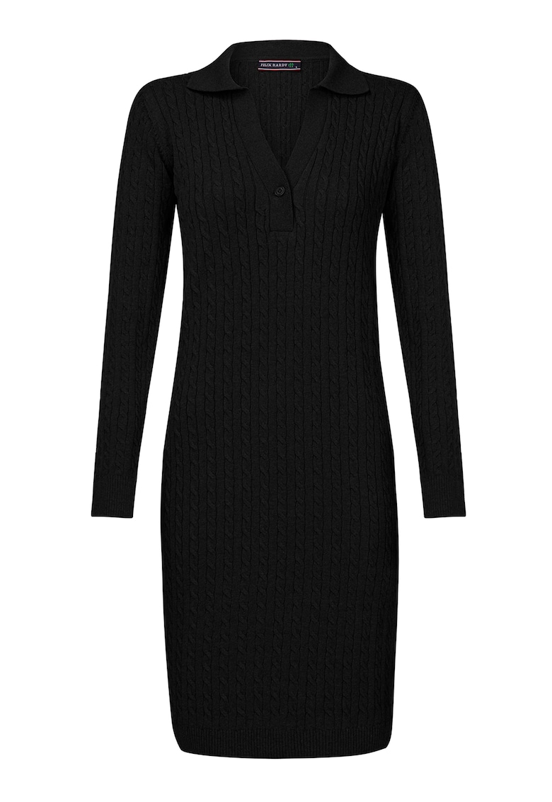 Rochie polo cu model torsade