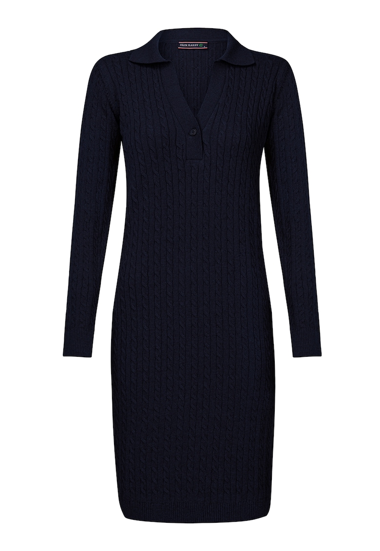 Rochie polo cu model torsade