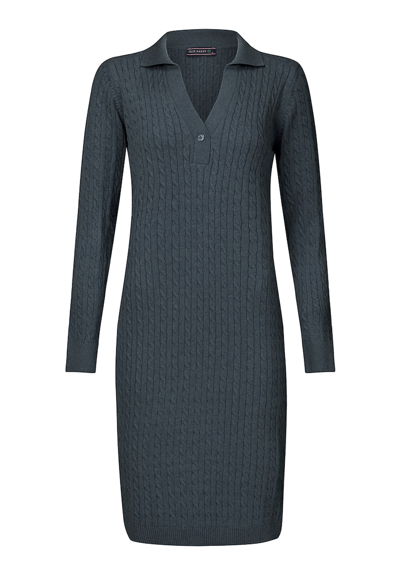 Rochie polo cu model torsade