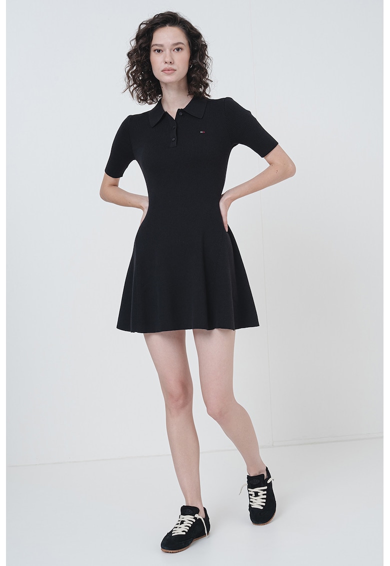 Rochie polo slim fit din bumbac