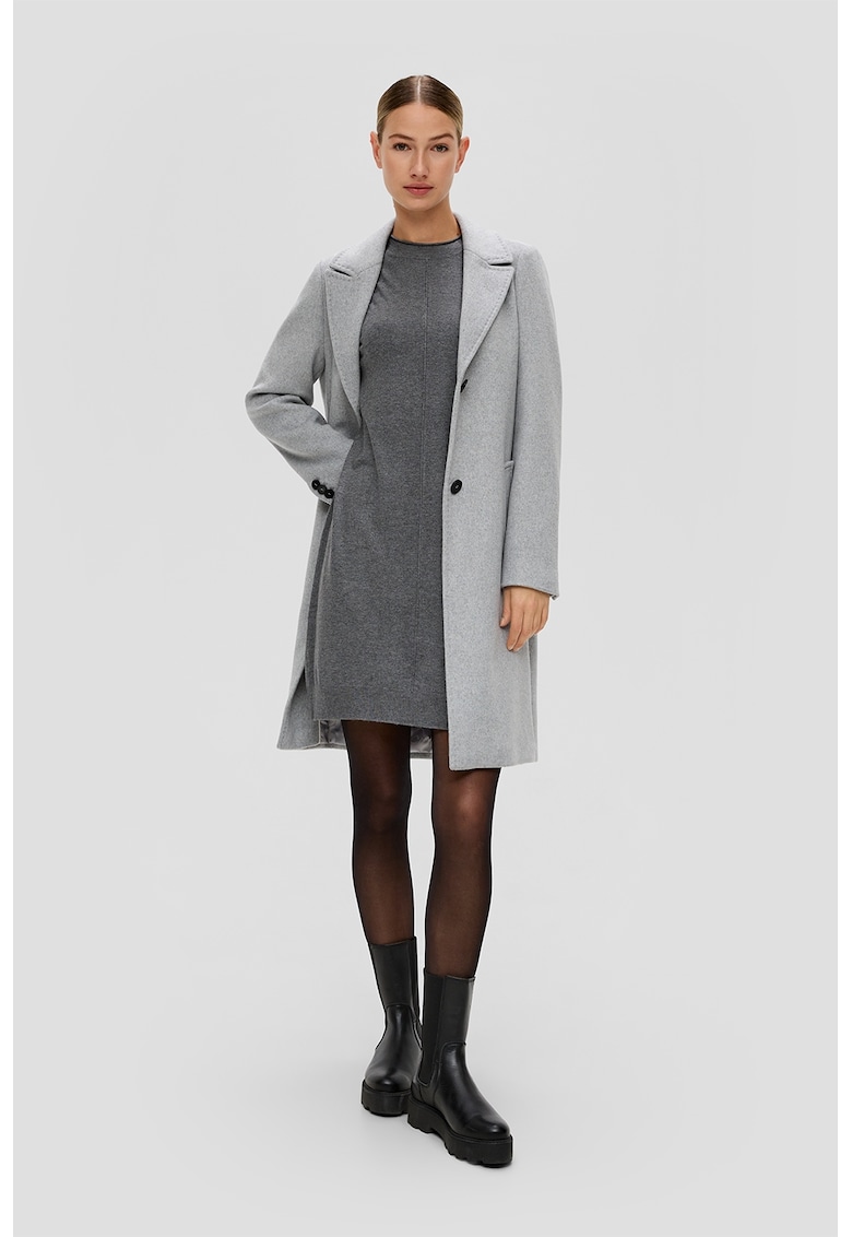 Rochie-pulover cu decolteu la baza gatului