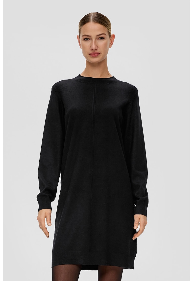 Rochie-pulover cu decolteu la baza gatului
