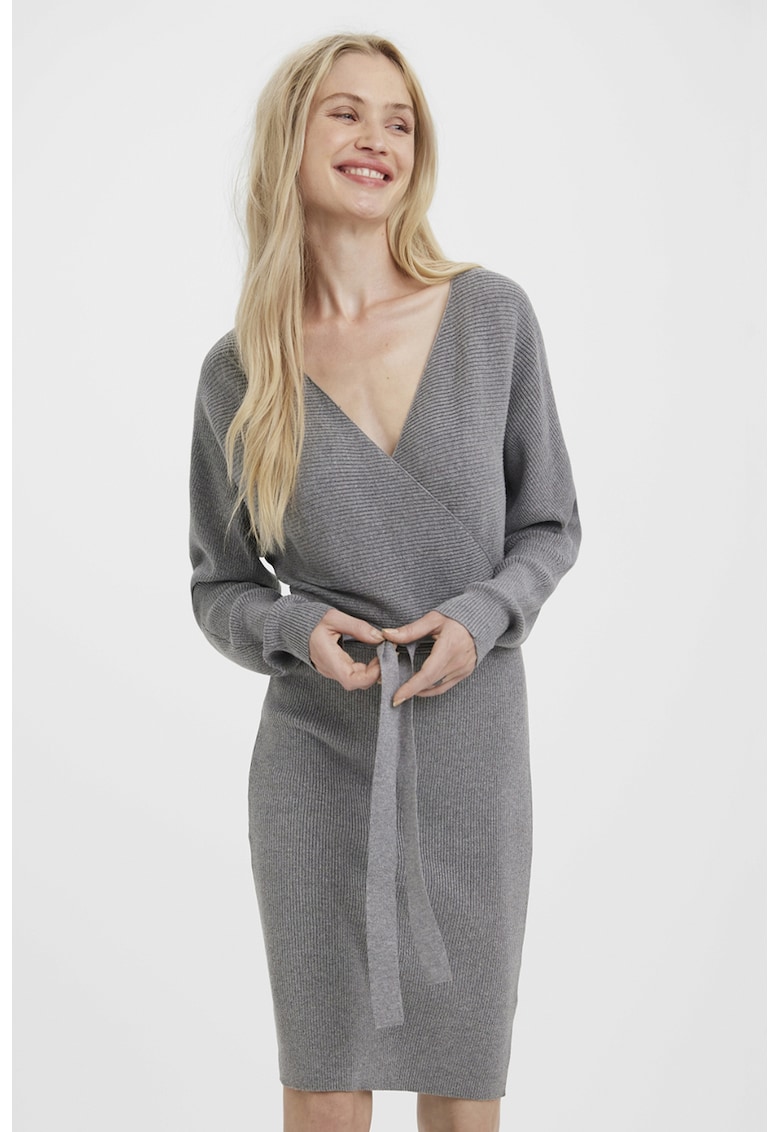 Rochie-pulover cu maneci liliac Rem