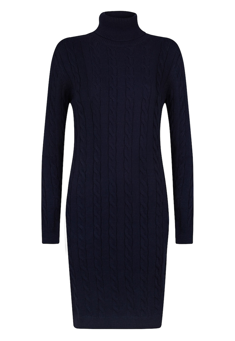 Rochie-pulover cu model torsade