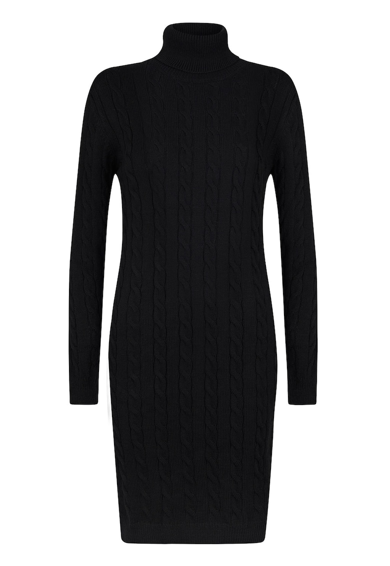 Rochie-pulover cu model torsade