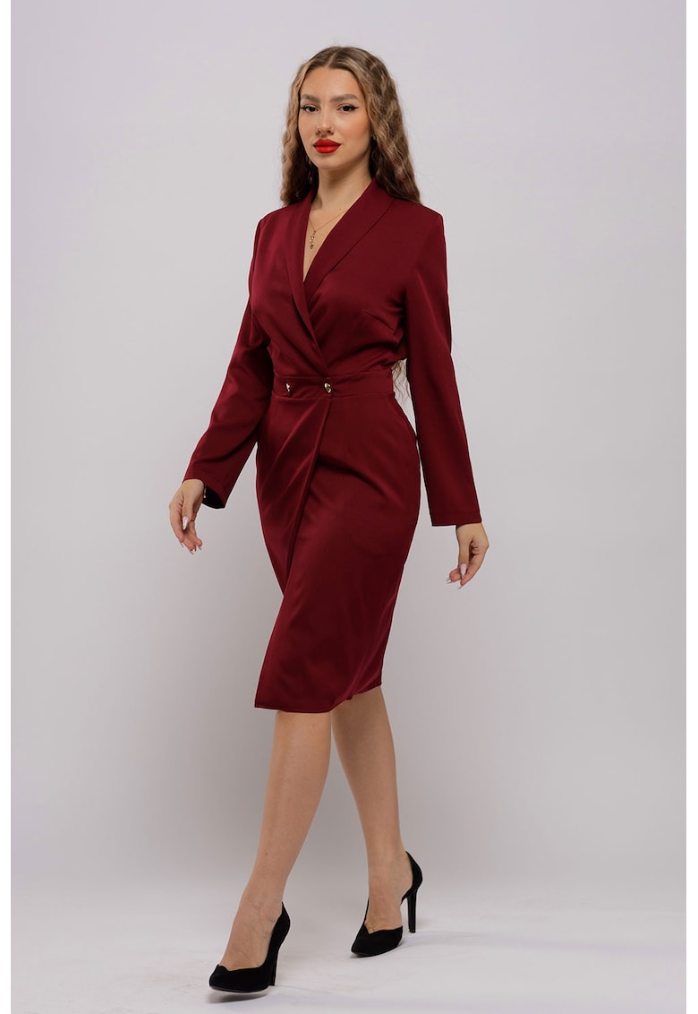 Rochie-sacou cu buzunare