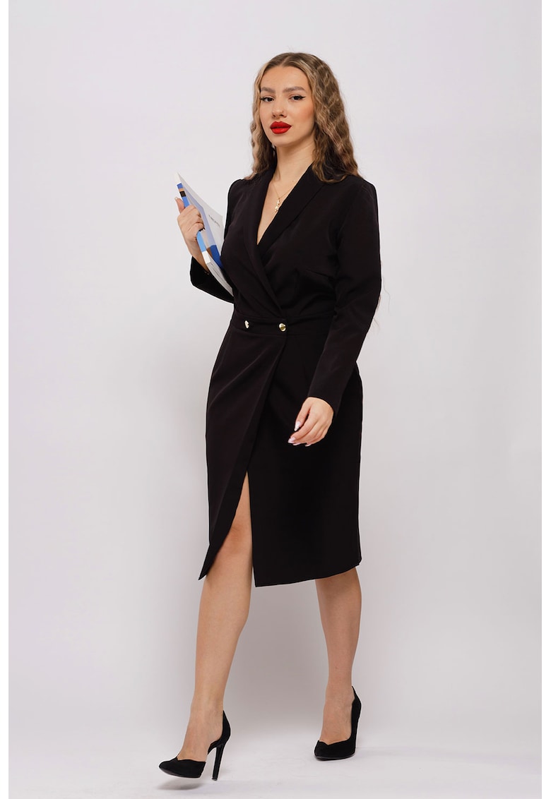 Rochie-sacou cu buzunare