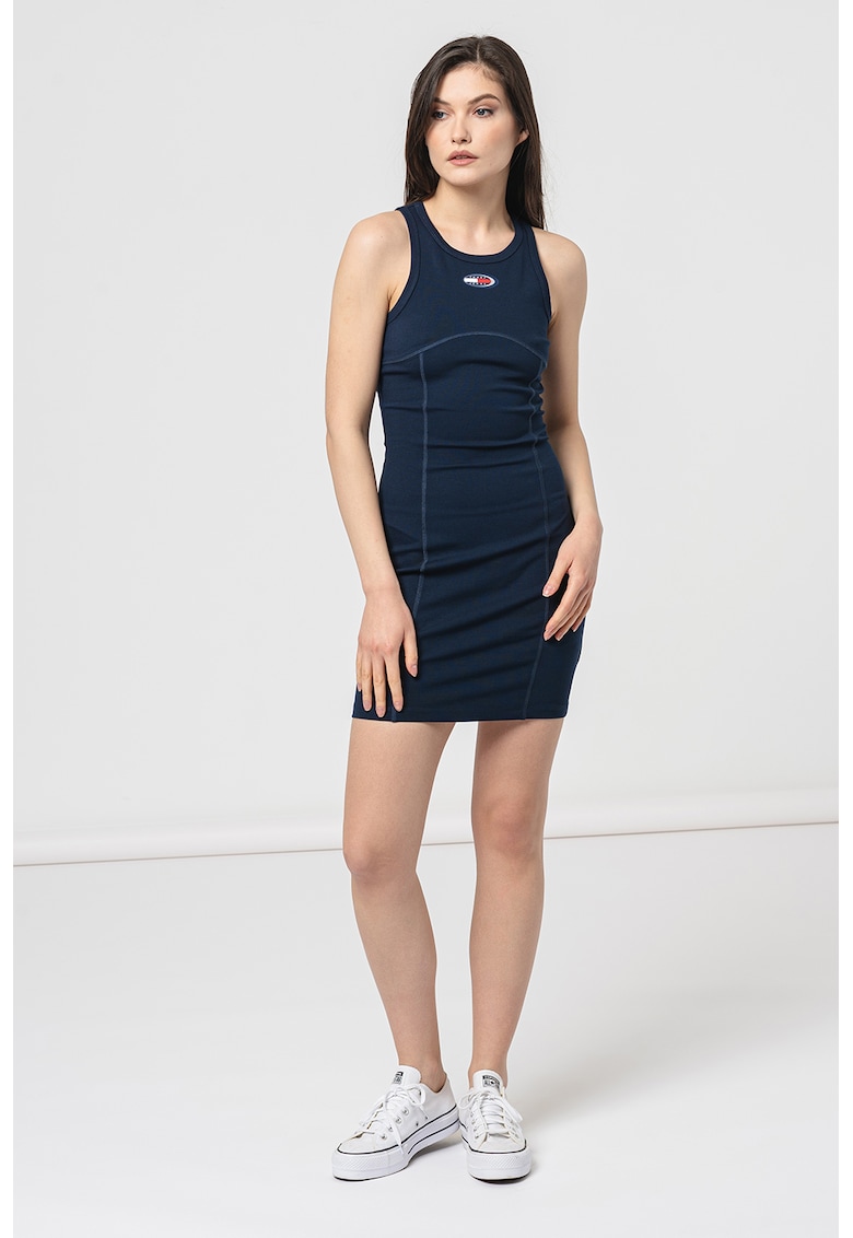 Rochie scurta bodycon cu logo
