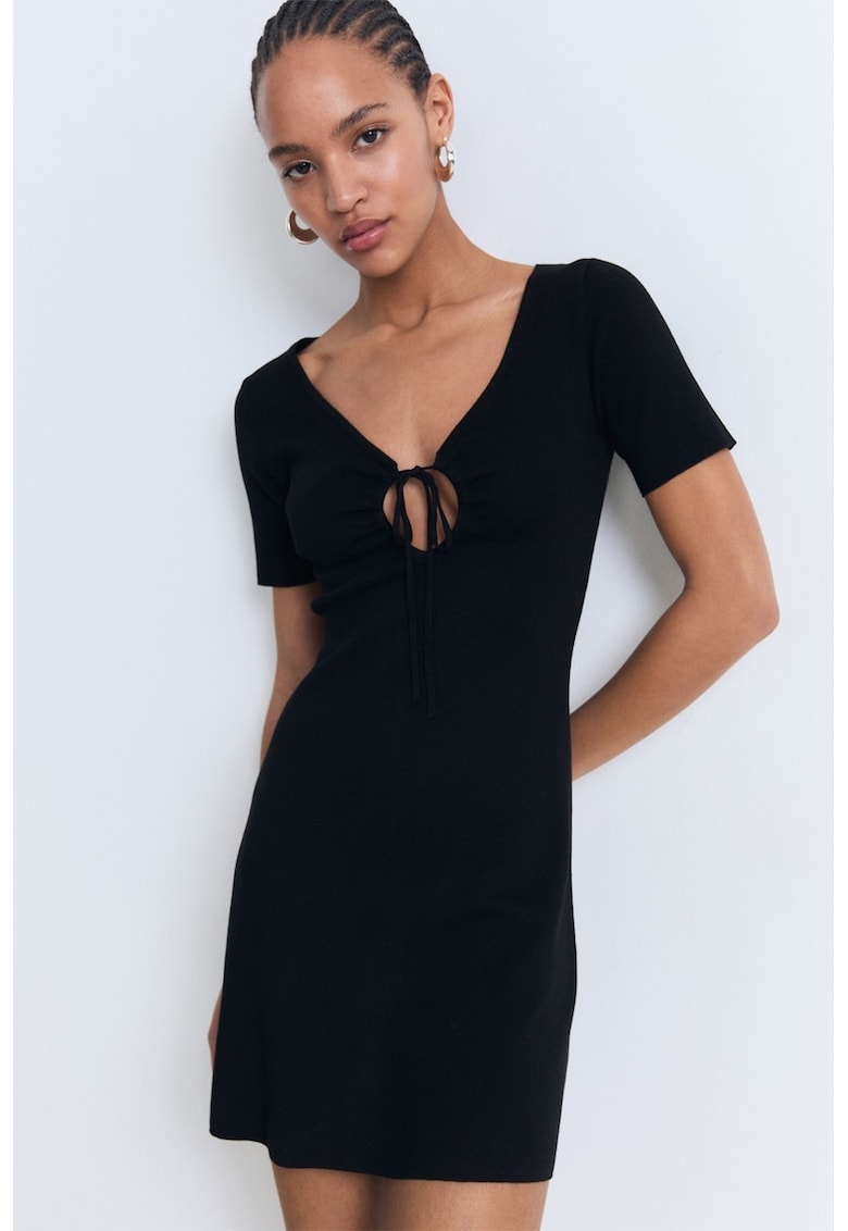 Rochie scurta cu decolteu in V