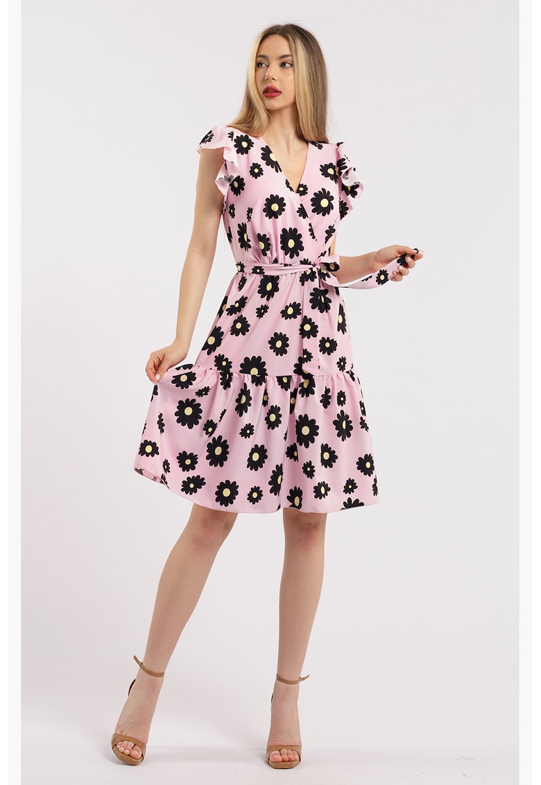 Rochie scurta cu decolteu in V