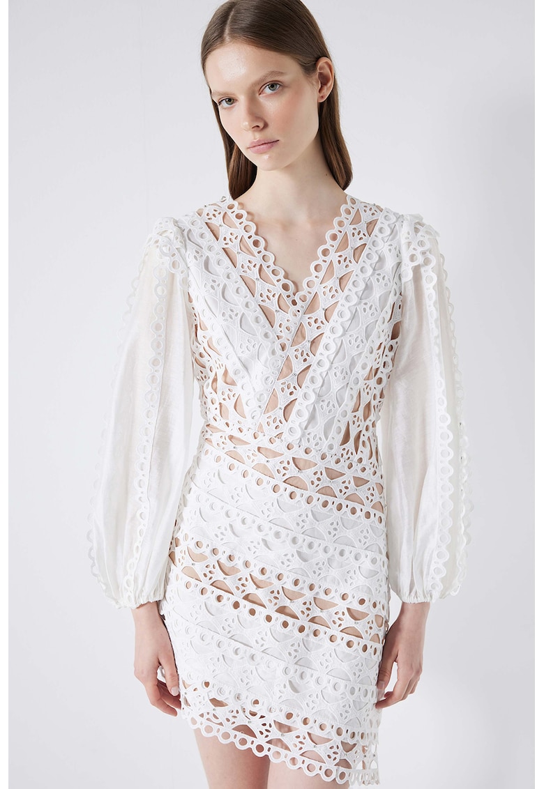 Rochie scurta cu decolteu in V