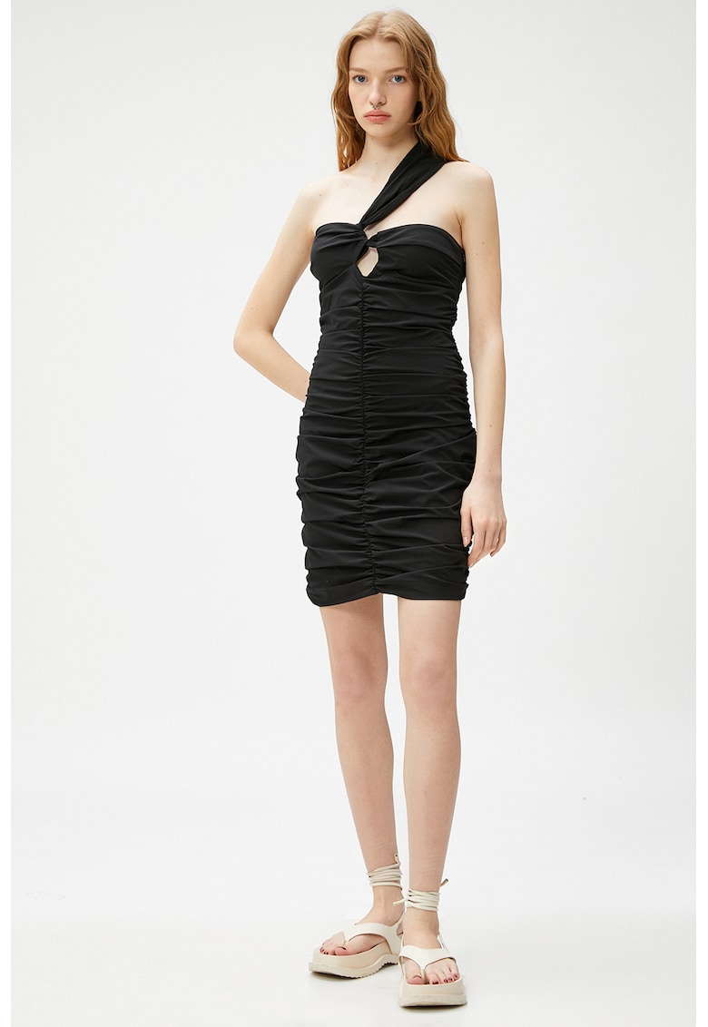 Rochie scurta cu decupaj frontal