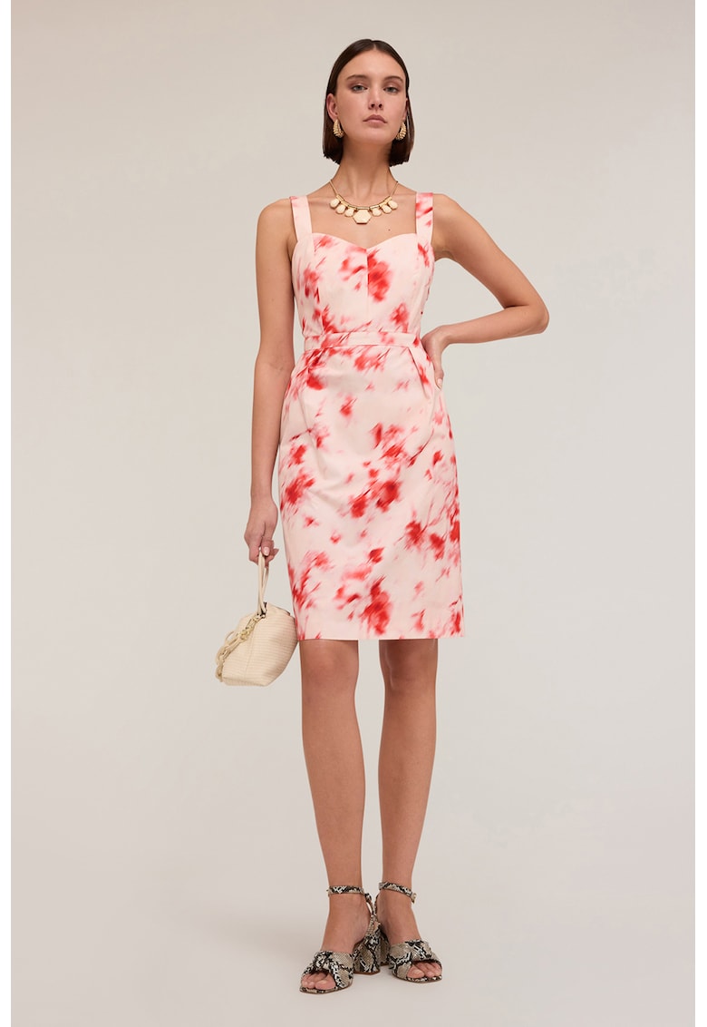 Rochie scurta cu imprimeu grafic