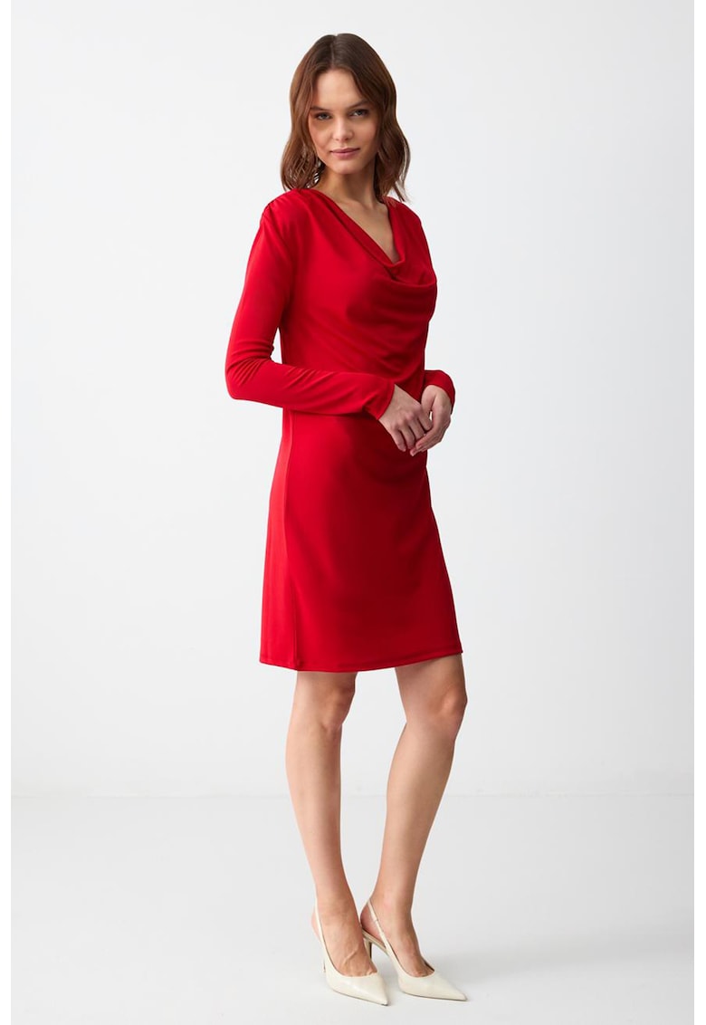 Rochie scurta cu model uni