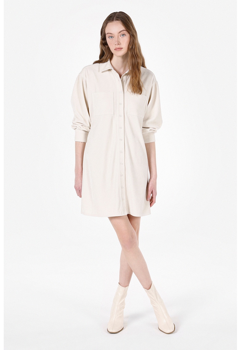 Rochie scurta cu nasturi