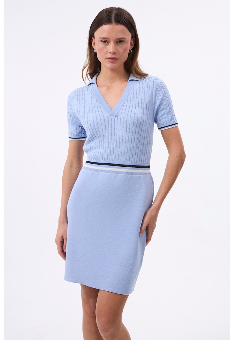 Rochie scurta din amestec de bumbac