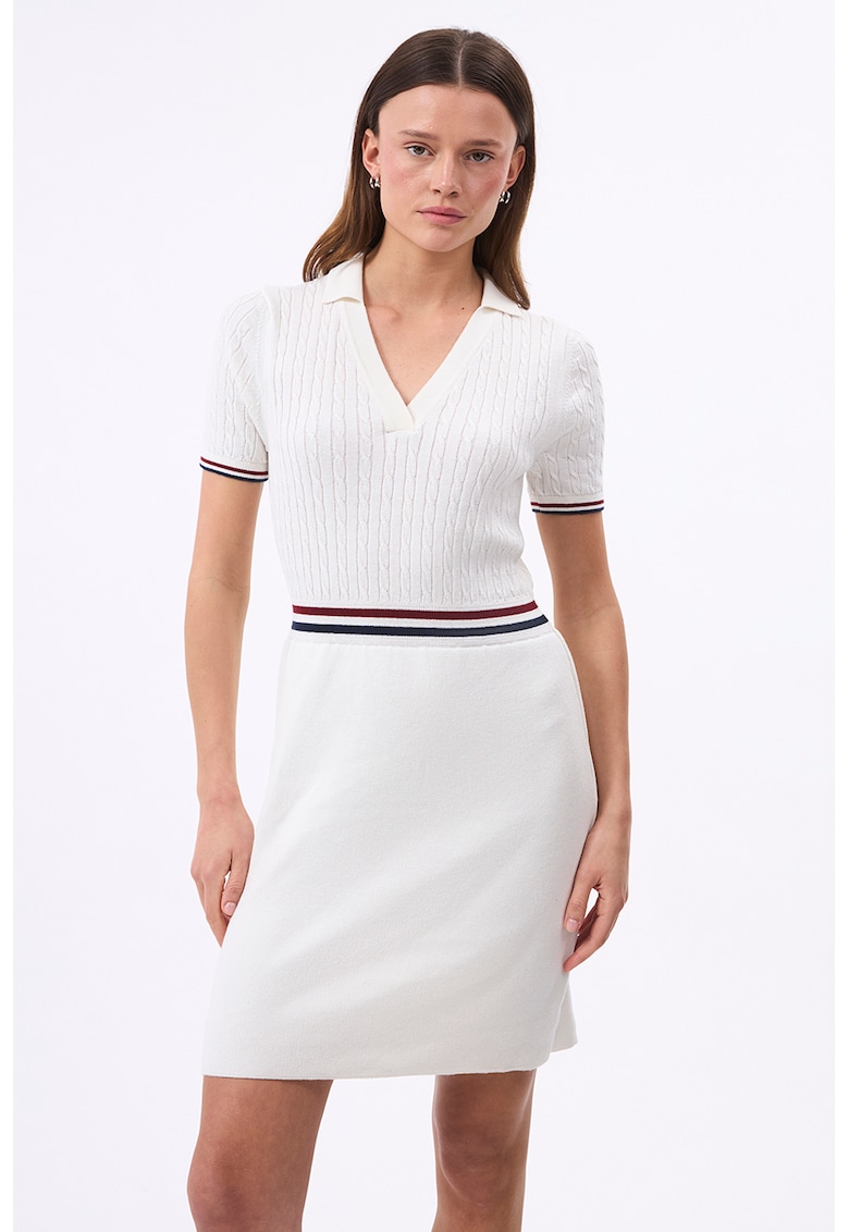 Rochie scurta din amestec de bumbac