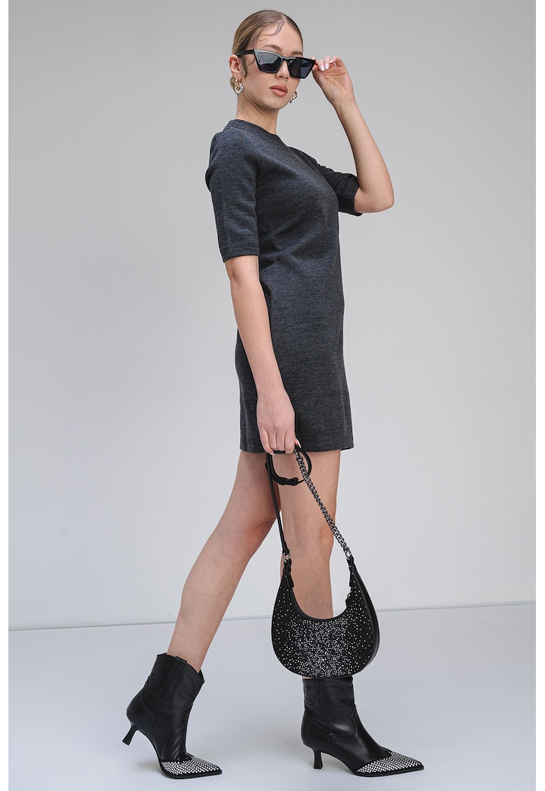 Rochie scurta din amestec de lana Felicia