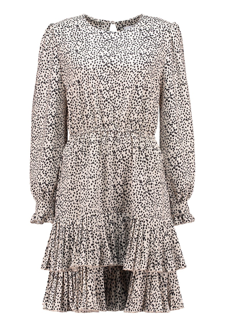 Rochie stratificata cu maneci lungi