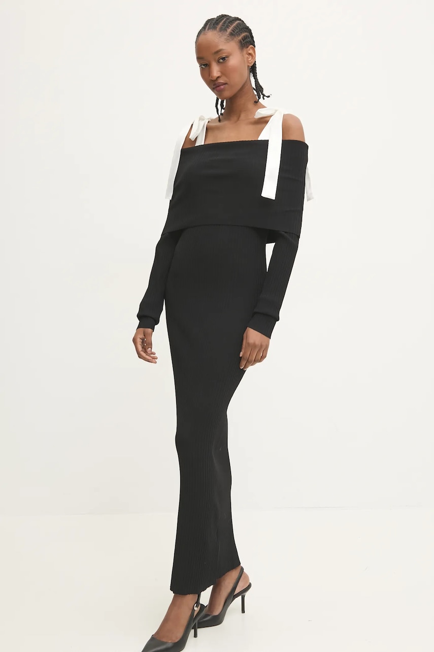 Rotate rochie 0 culoarea negru