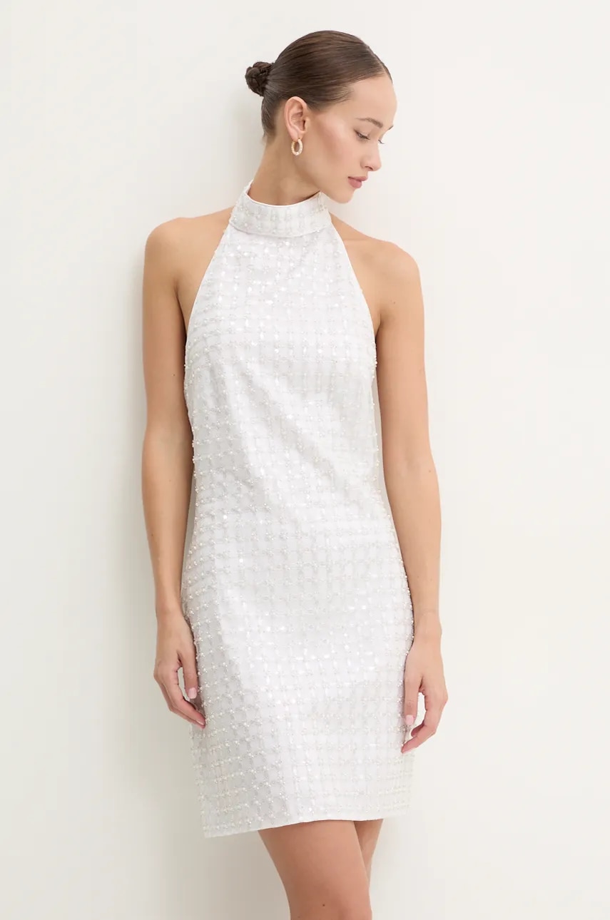 Rotate rochie culoarea alb