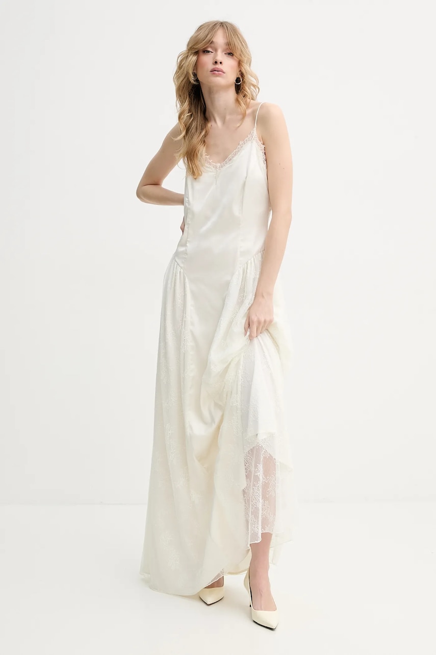 Rotate rochie culoarea bej