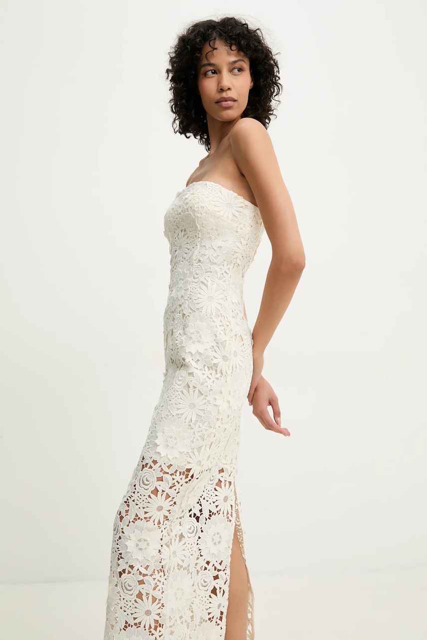 Rotate rochie culoarea bej
