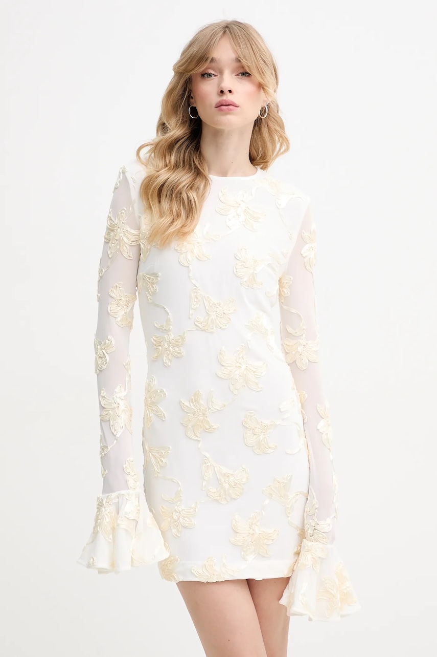Rotate rochie culoarea bej