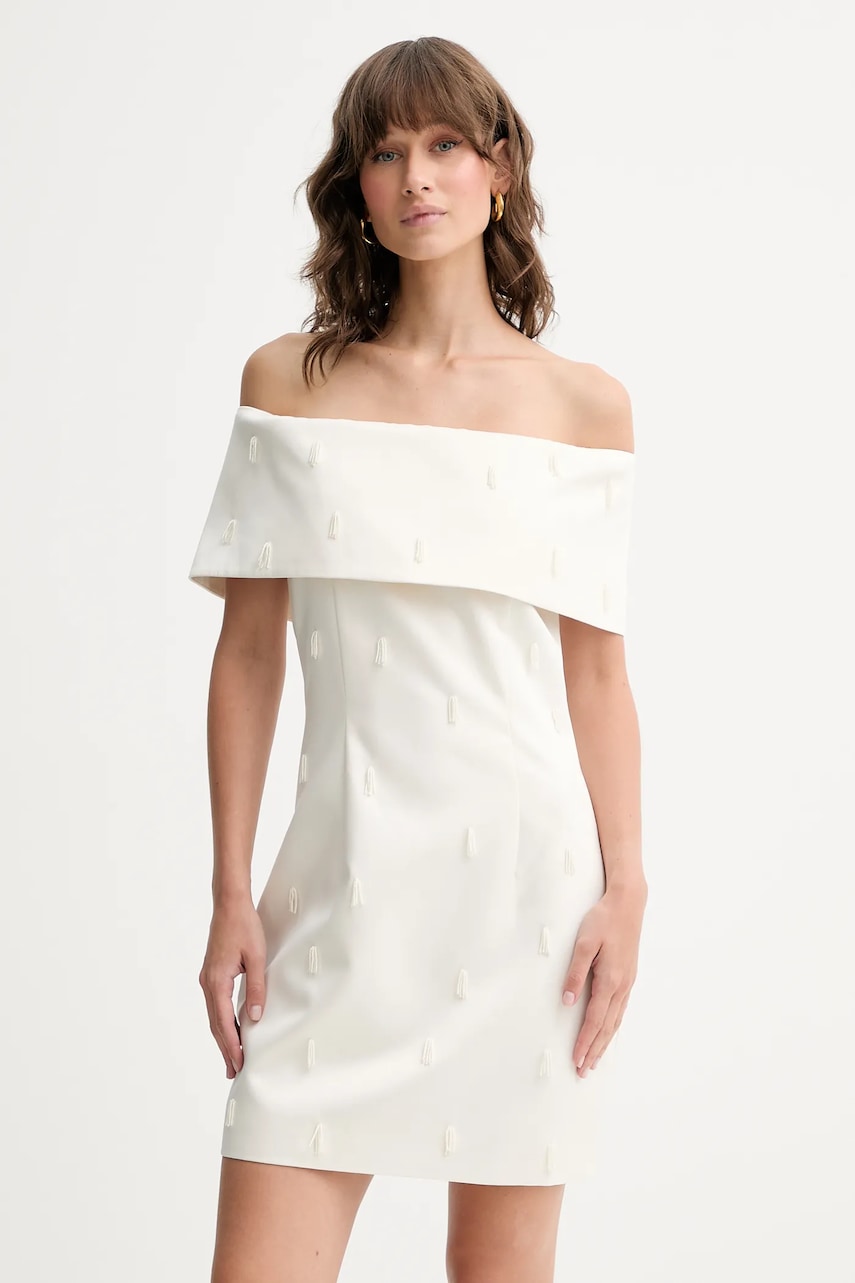 Rotate rochie culoarea bej
