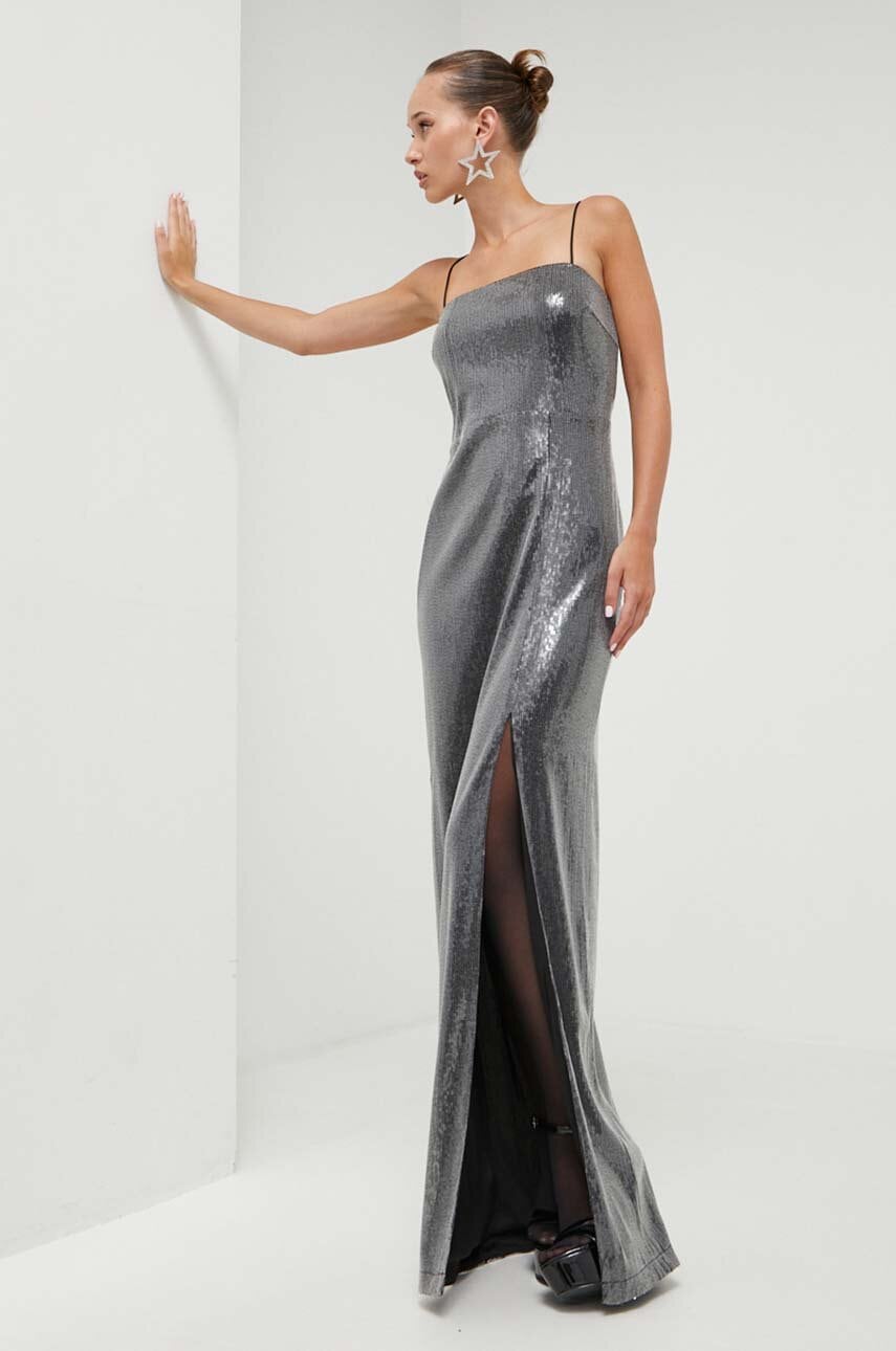 Rotate rochie culoarea gri