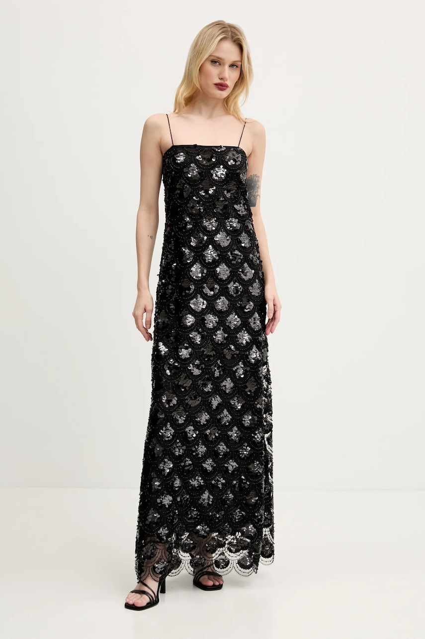 Rotate rochie culoarea negru