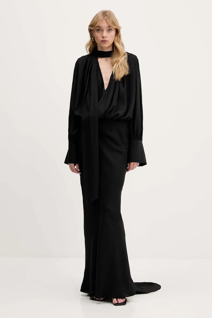 Rotate rochie culoarea negru