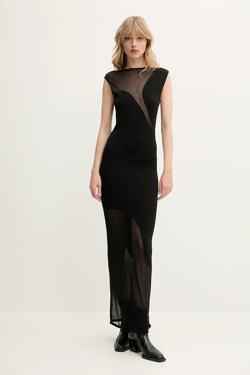 Rotate rochie culoarea negru