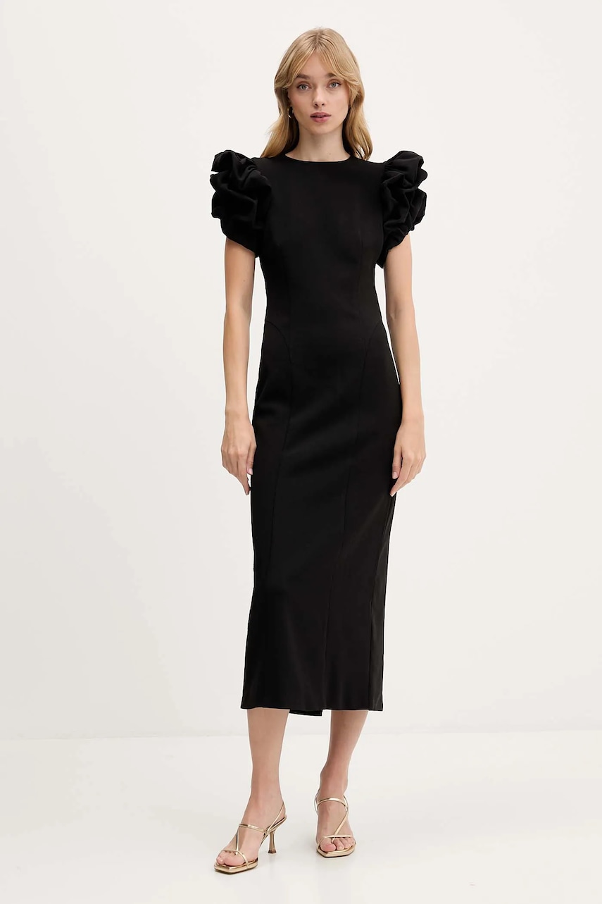 Rotate rochie culoarea negru