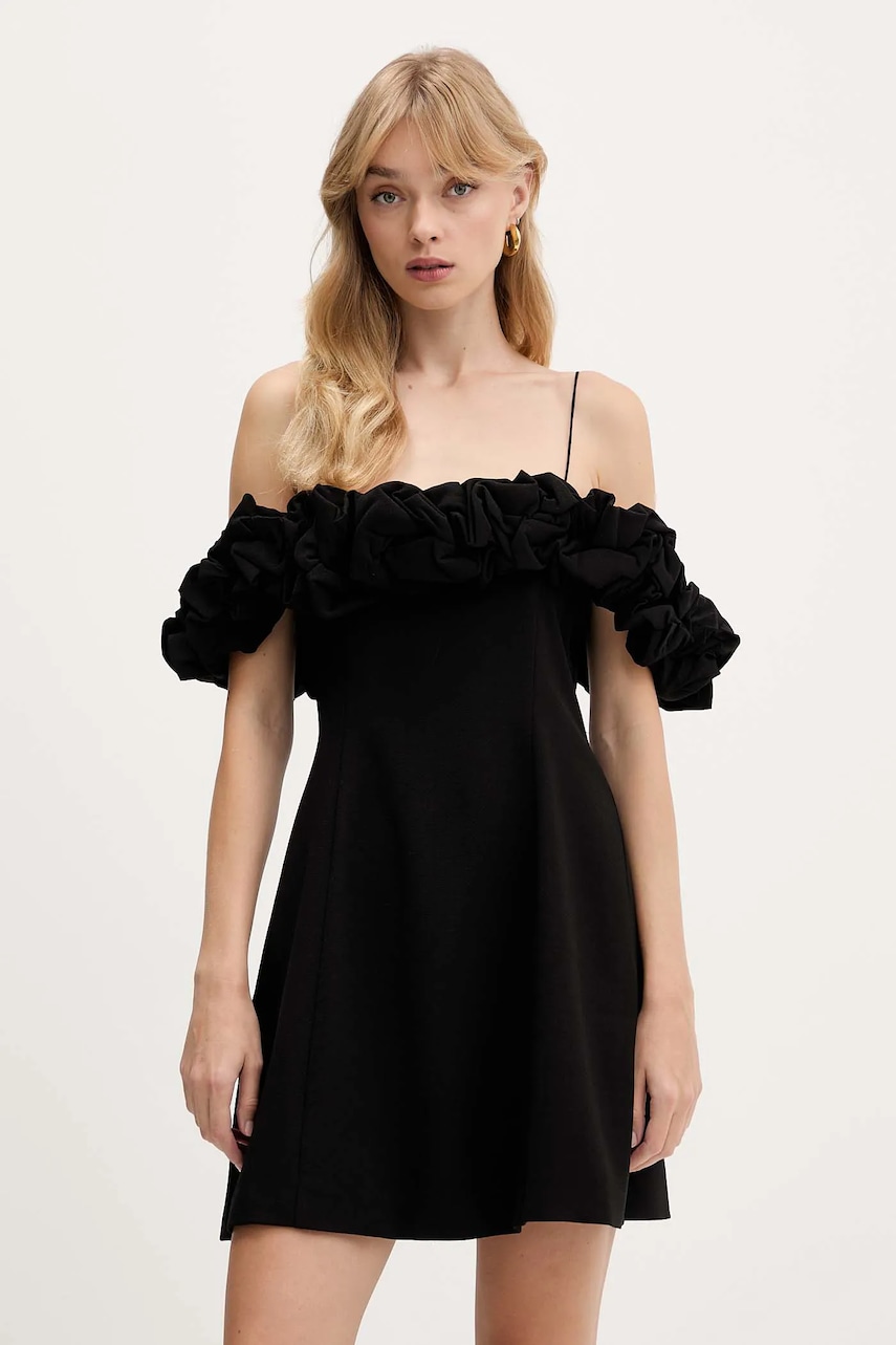 Rotate rochie culoarea negru