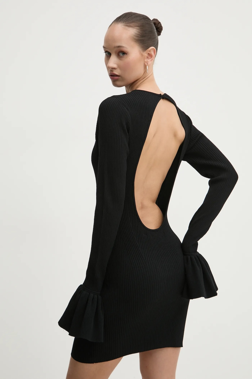 Rotate rochie culoarea negru