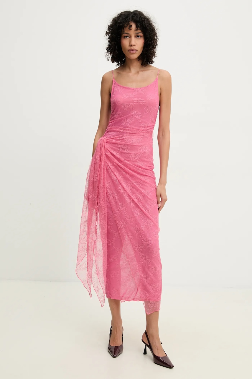 Rotate rochie culoarea roz