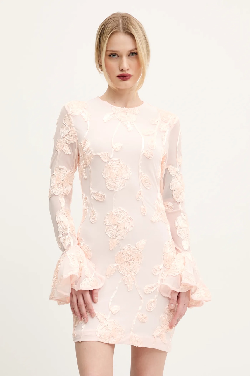 Rotate rochie culoarea roz