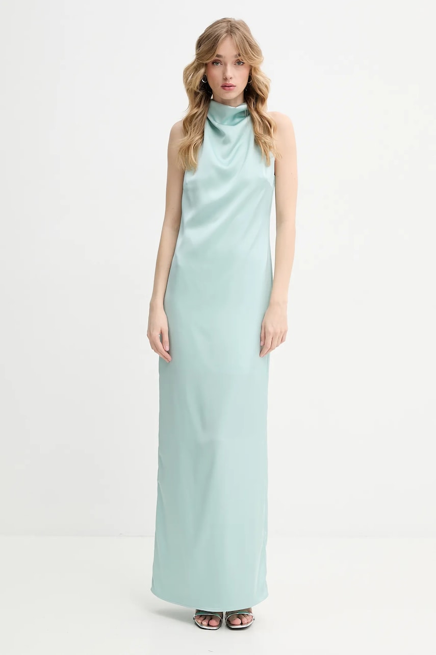 Rotate rochie culoarea turcoaz